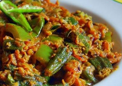 Like Like Love Haha Wow Sad Angry Malayi Bhendi : Bhindi or okra is one favorite veggie at home, after...