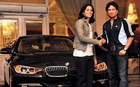 Olympics Bronze Medallist Saina Nehwal being gifted a BMW