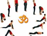 A set of 12 powerful yoga asanas (postures) that provide a good cardiovascular workout in the form of Surya Namaskar....