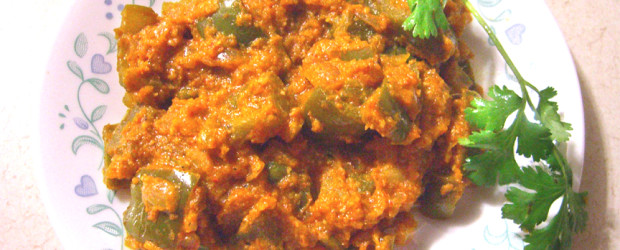 Like Like Love Haha Wow Sad Angry 61 Dhobli Mirchichi Partun Bhaji – Recipe for Capsicum veg- Here is the...