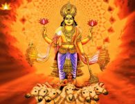Surya  is a Sanskrit word that means the Sun.  Synonyms of Surya in ancient Indian literature include Aditya, Arka, Bhānu,...