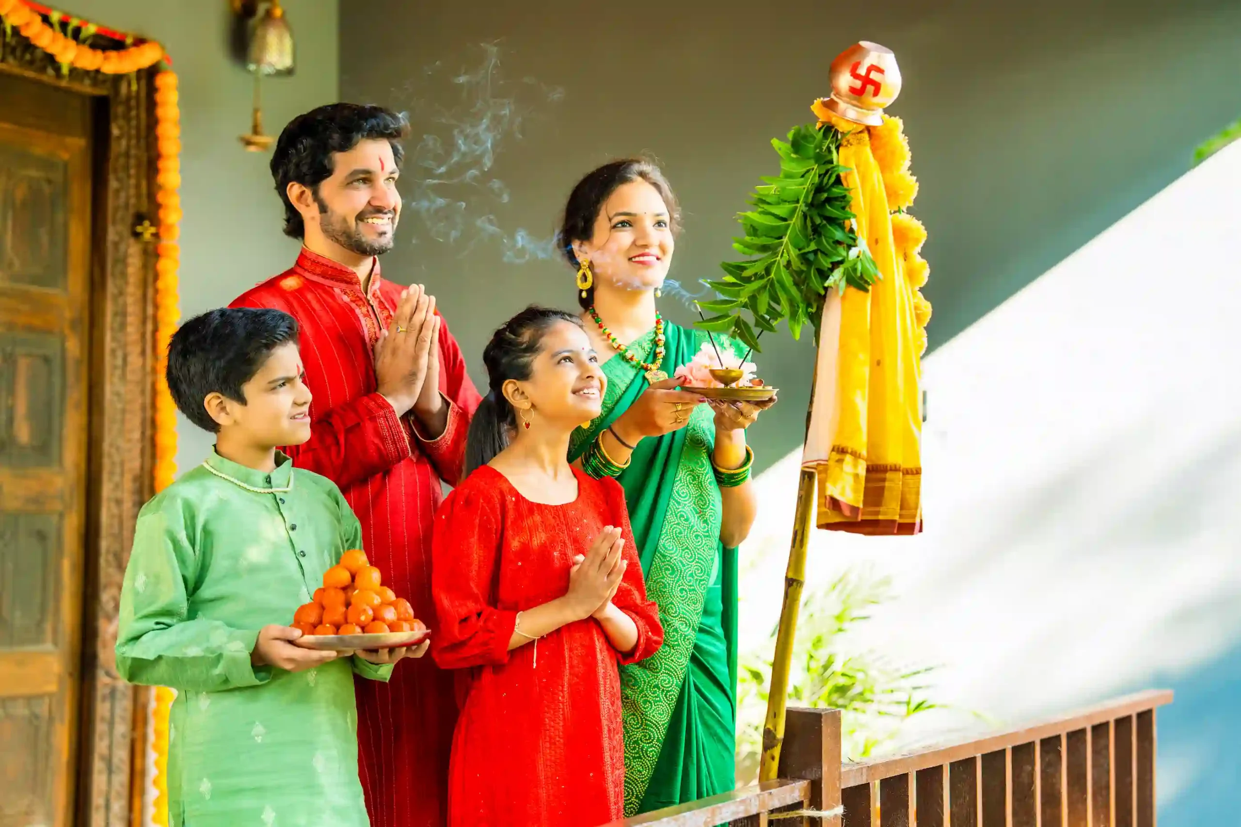 Marathi Indian Happy Family