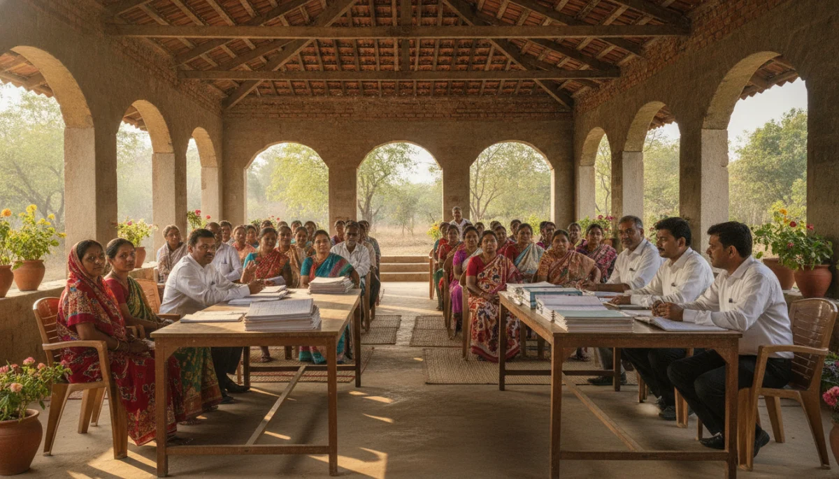 न्याय विश्वास फाउंडेशन अंतर्गत ग्रामीण भागात आयोजित कायदेशीर मार्गदर्शन शिबिर