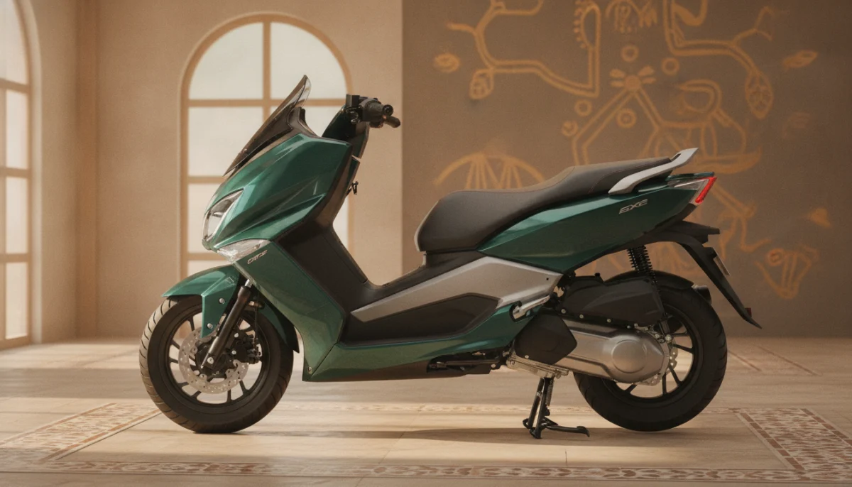 शोरूममध्ये दाखल झालेली TVS Ntorq 150 स्कूटर